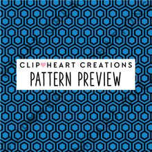 Load image into Gallery viewer, 100 Hexagon Pattern Digital Papers (Black)
