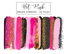 Load image into Gallery viewer, Hot Pink Brush Strokes