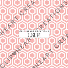 Load image into Gallery viewer, 100 Ikat Hexagon Pattern Digital Papers