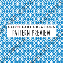 Load image into Gallery viewer, 100 Ikat Hexagon Pattern Digital Papers