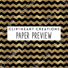 Load image into Gallery viewer, Gold & Black Glitter Digital Papers