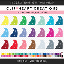 Load image into Gallery viewer, 100 Road Clip Art