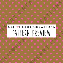 Load image into Gallery viewer, 100 Kraft Heart Pattern Digital Papers