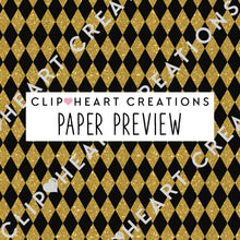 Load image into Gallery viewer, Gold & Black Glitter Digital Paper Pack