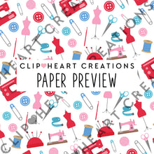 Load image into Gallery viewer, Sewing and Craft Digital Papers