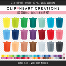 Load image into Gallery viewer, 100 Outdoor Bin Clip Art