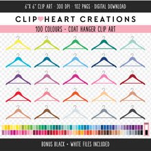 Load image into Gallery viewer, 100 Hanger Clip Art
