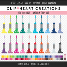 Load image into Gallery viewer, 100 Vacuum Cleaner Clip Art