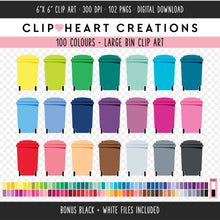 Load image into Gallery viewer, 100 Bin Clip Art