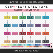 Load image into Gallery viewer, 100 Dry Mop Clip Art