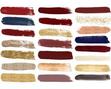 Load image into Gallery viewer, Red & Gold Brush Strokes