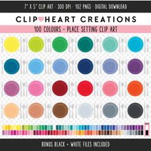 Load image into Gallery viewer, 100 Place Setting Digital Clip Art