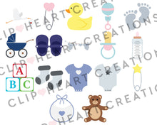Load image into Gallery viewer, Baby Clip Art