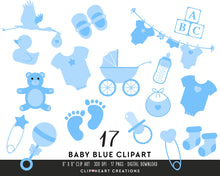 Load image into Gallery viewer, Baby Blue Clip Art