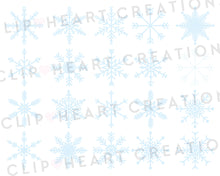 Load image into Gallery viewer, Snowflake Digital Clip Art