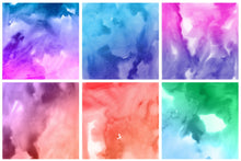 Load image into Gallery viewer, Vibrant Watercolor Digital Papers