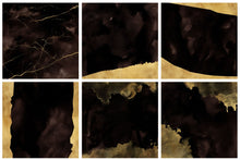 Load image into Gallery viewer, Brown & Gold Watercolor and Foil Digital Papers