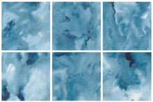 Load image into Gallery viewer, Blue Glitter Watercolor Digital Papers