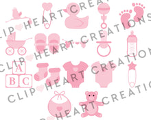 Load image into Gallery viewer, Baby Pink Clip Art