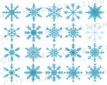 Load image into Gallery viewer, Snowflake Digital Clip Art