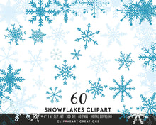 Load image into Gallery viewer, Snowflake Digital Clip Art