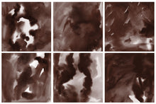 Load image into Gallery viewer, Brown Watercolor Digital Papers
