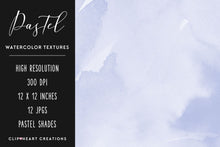 Load image into Gallery viewer, Pastel Watercolor Digital Papers