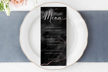 Load image into Gallery viewer, Black & Rose Gold Watercolor and Foil Digital Papers