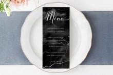 Load image into Gallery viewer, Black & Silver Watercolor and Foil Digital Papers