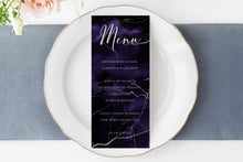 Load image into Gallery viewer, Purple & Silver Watercolor and Foil Digital Papers