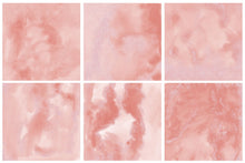 Load image into Gallery viewer, Coral Glitter Watercolor Digital Papers