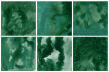 Load image into Gallery viewer, Emerald Glitter Watercolor Digital Papers