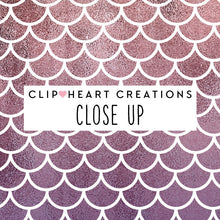 Load image into Gallery viewer, 100 Foil Ombre Mermaid Scales Digital Papers