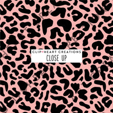 Load image into Gallery viewer, 100 Leopard Print Digital Papers (Black)