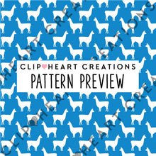 Load image into Gallery viewer, 100 Llama Pattern Digital Papers (White)