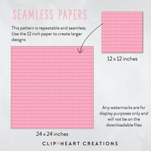 Load image into Gallery viewer, 100 Loops Pattern Digital Papers (White)