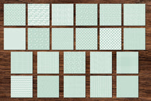 Load image into Gallery viewer, Mint Scandi Doodle Papers