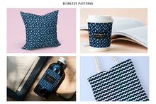 Load image into Gallery viewer, Navy Scandi Doodle Papers