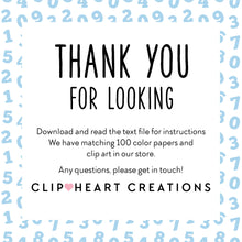 Load image into Gallery viewer, 100 Number Pattern Papers (Color)