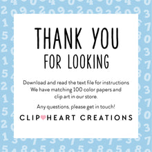 Load image into Gallery viewer, 100 Number Pattern Papers (Tinted)