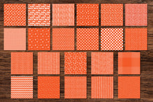 Load image into Gallery viewer, Orange Scandi Doodle Papers