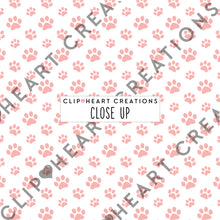 Load image into Gallery viewer, 100 Pawprints Digital Papers (Color)