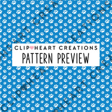 Load image into Gallery viewer, 100 Pawprints Digital Papers (White)