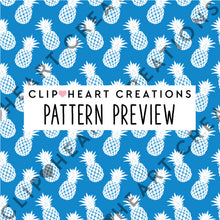 Load image into Gallery viewer, 100 Pineapple Pattern Digital Papers (White)