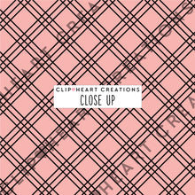Load image into Gallery viewer, 100 Plaid Pattern Digital Papers (Black)