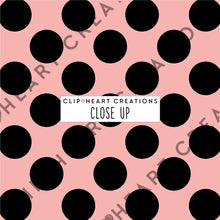 Load image into Gallery viewer, 100 Large Polka Dots Digital Papers (Black)