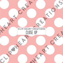 Load image into Gallery viewer, 100 Large Polka Dots Digital Papers (White)