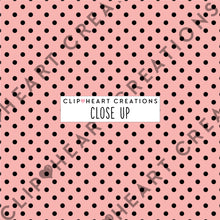 Load image into Gallery viewer, 100 Polka Dots Digital Papers (Black)