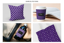 Load image into Gallery viewer, Purple Scandi Doodle Papers