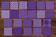 Load image into Gallery viewer, Purple Scandi Doodle Papers